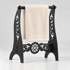 Metal Hand Towel Holder, Freestanding Bathroom Stand, 4 Colors Available