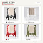 Metal Hand Towel Holder, Freestanding Bathroom Stand, 4 Colors Available