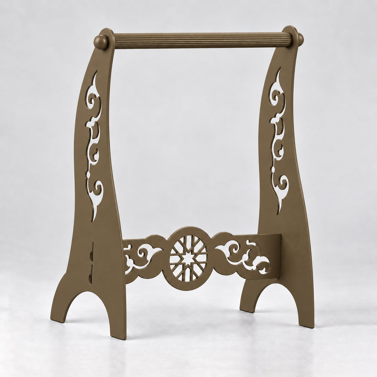 Metal Hand Towel Holder, Freestanding Bathroom Stand, 4 Colors Available