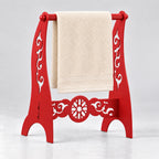Metal Hand Towel Holder, Freestanding Bathroom Stand, 4 Colors Available