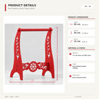 Metal Hand Towel Holder, Freestanding Bathroom Stand, 4 Colors Available
