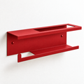 Wall Mounted Toilet Paper Holder with Magazine Rack and Reed Diffuser Shelf