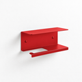 Wall Mounted Toilet Paper Holder with Shelf and Spare Roll Storage