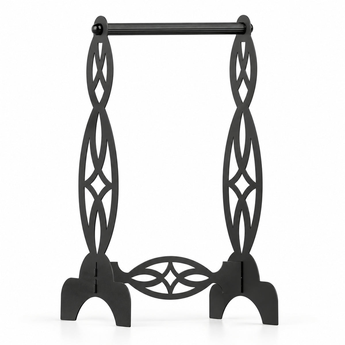 Freestanding Hand Towel Holder, Decorative Metal Countertop Stand, Modern Bathroom Decor