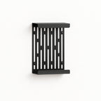 Wall Mounted Magazine Rack with Display Shelf, 2 mm Steel