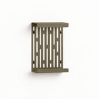 Wall Mounted Magazine Rack with Display Shelf, 2 mm Steel