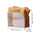 Personalized Napkin Holder, Custom Family Name Metal Napkin Stand, Tree of Life Table Decor, Housewarming Gift